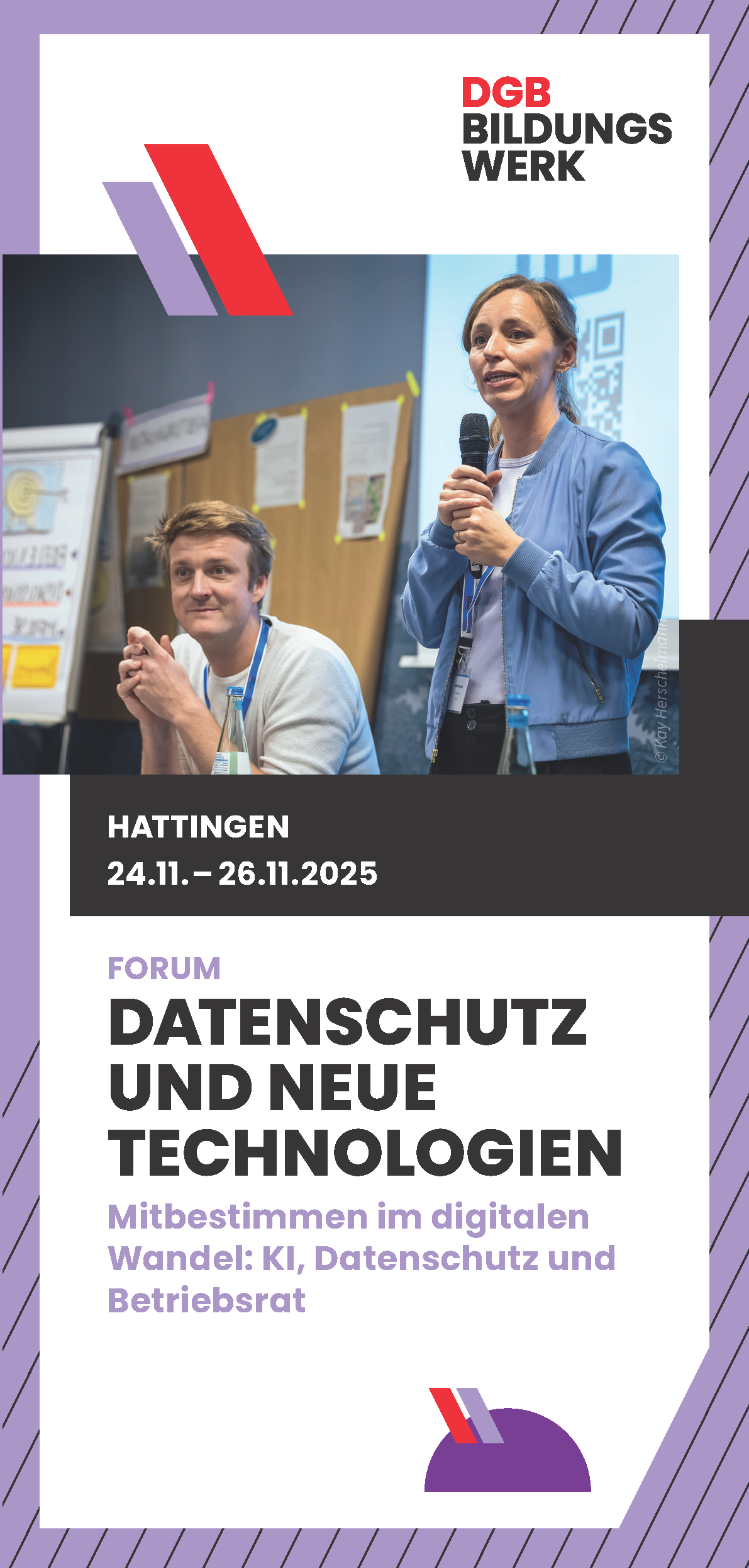 Flyer Forum Datenschutz und neue Technologien 2025